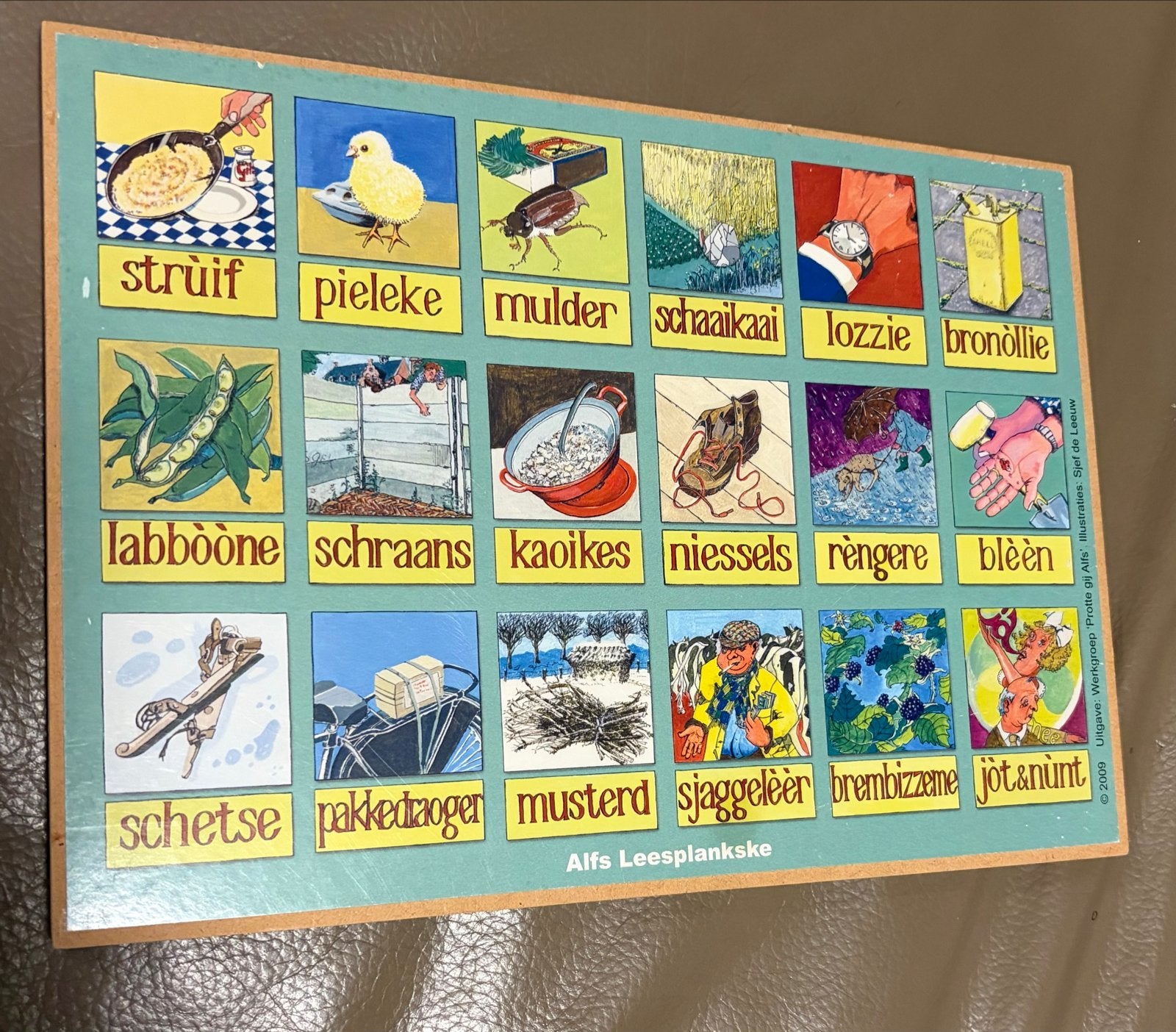 Antieke leesplankjes - Set van 3, Paneel, Ophalen of Verzenden, Klassiek, Print