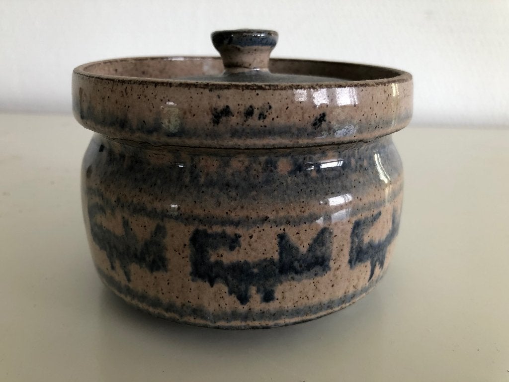 keramiek potje en deksel, de Vuurvogel, Antiek en Kunst, Ophalen of Verzenden
