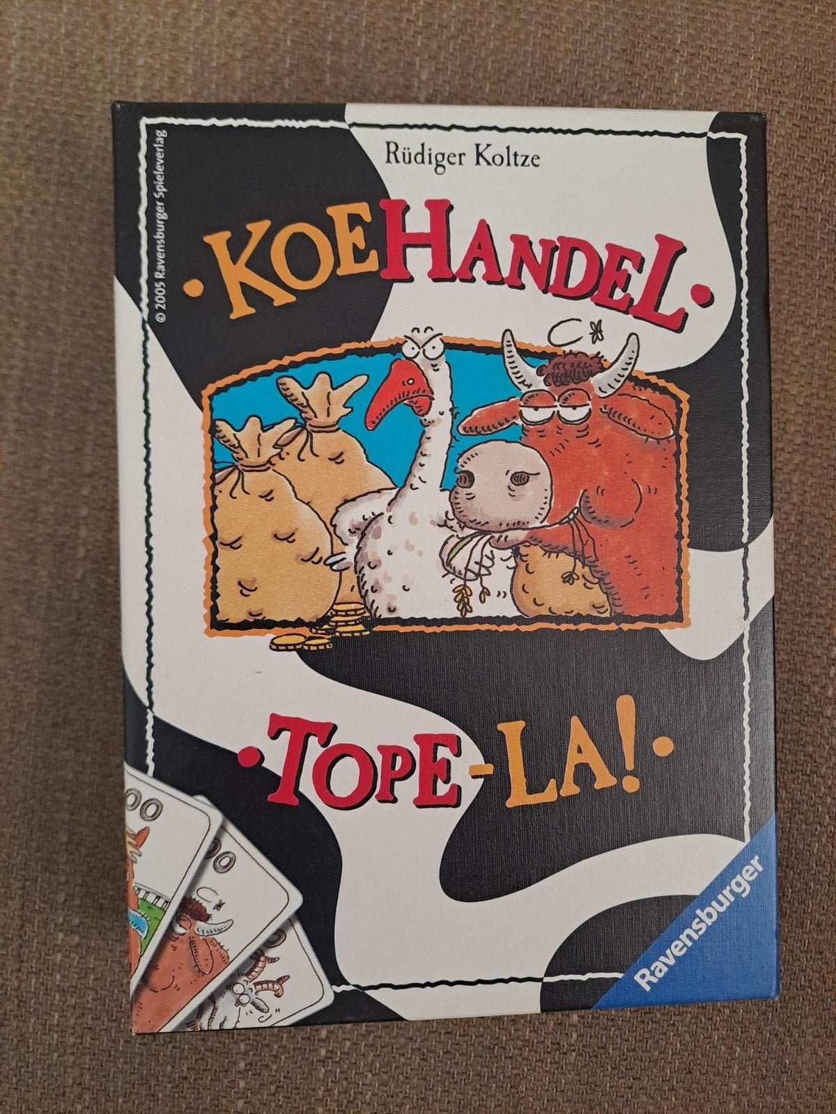 Koehandel: Tope-La! Ravensburger kaartspel, Vijf spelers of meer, Ophalen, Zo goed als nieuw, Ravensburger