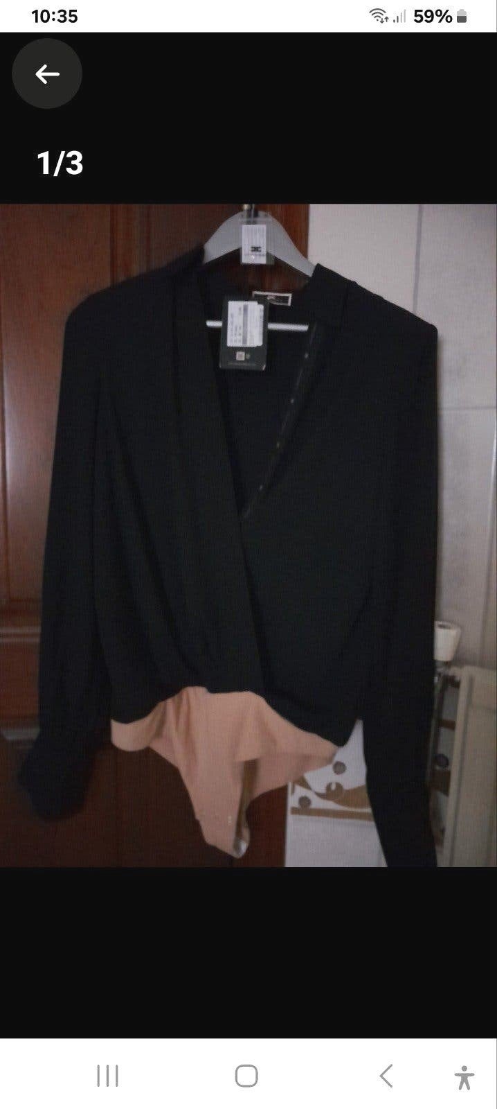 body Elisabetta franchi, Elisabetta franchi, Ophalen, Nieuw, Zwart