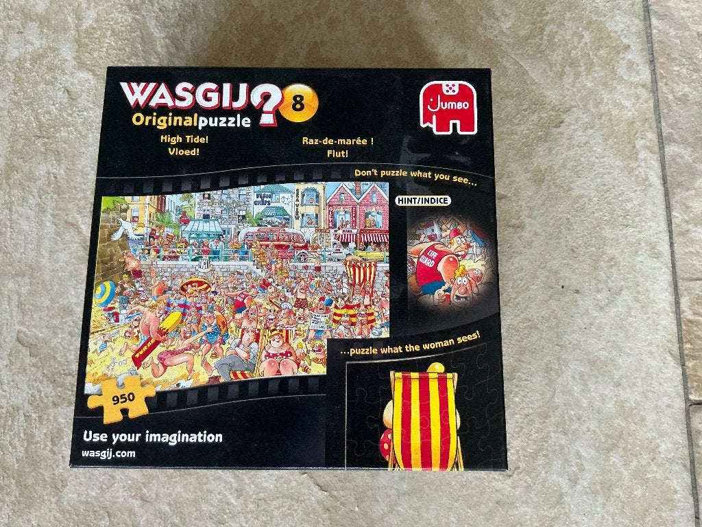 Wasgij? Original 8 compleet 950 stukjes ruilen kan ook, Ophalen, 500 t/m 1500 stukjes, Zo goed als nieuw, Legpuzzel