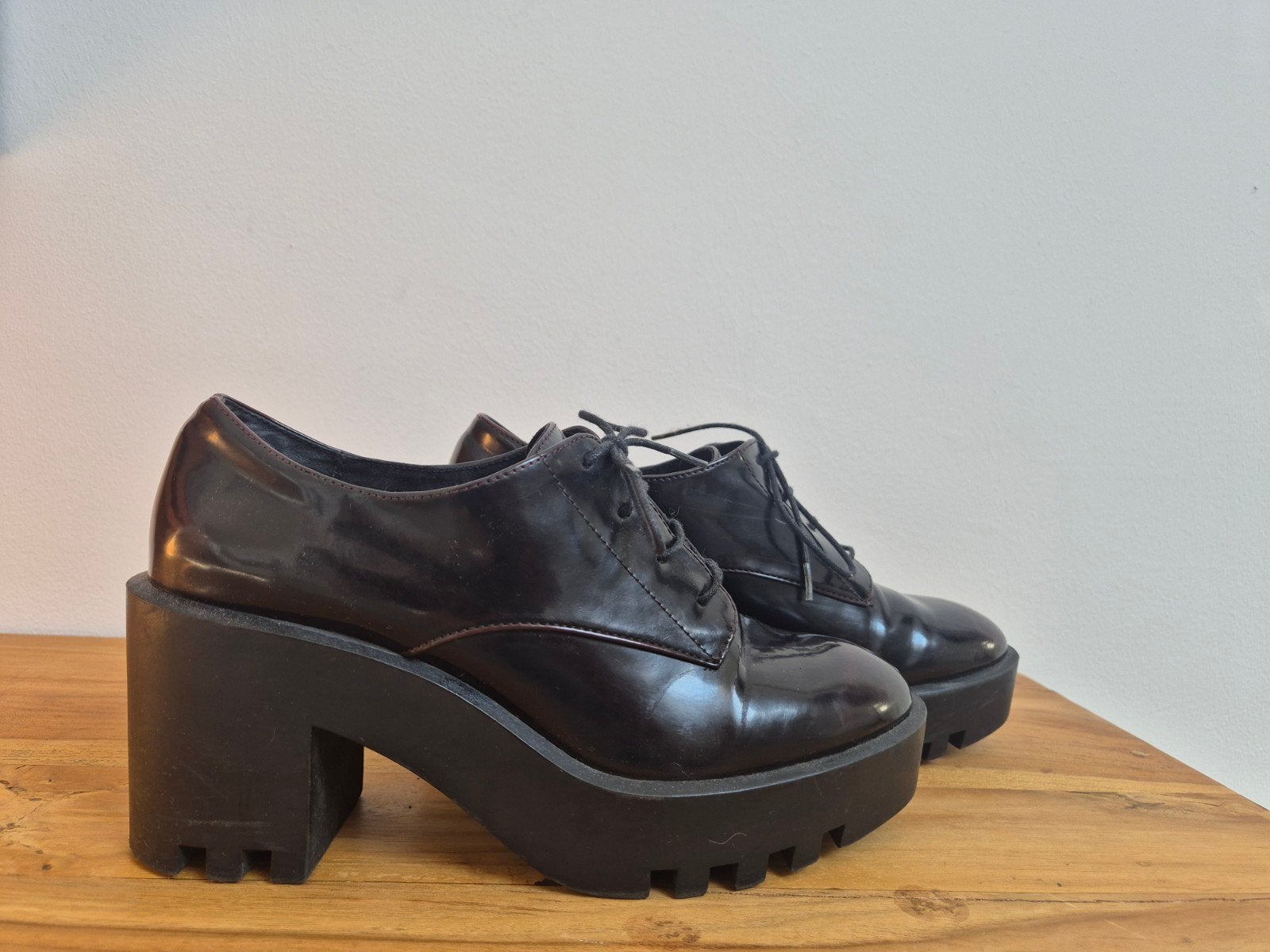 plateau pumps. 38, Pumps, Verzenden, Zwart, Stradivarius