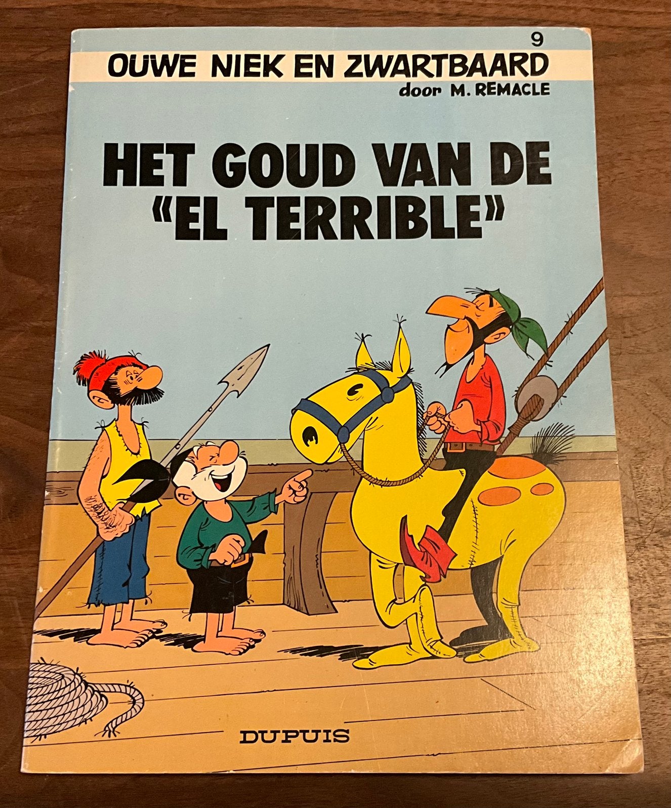 Ouwe Niek en Zwartbaard strip door M. Remacle Dupuis ca 1985, Ophalen of Verzenden