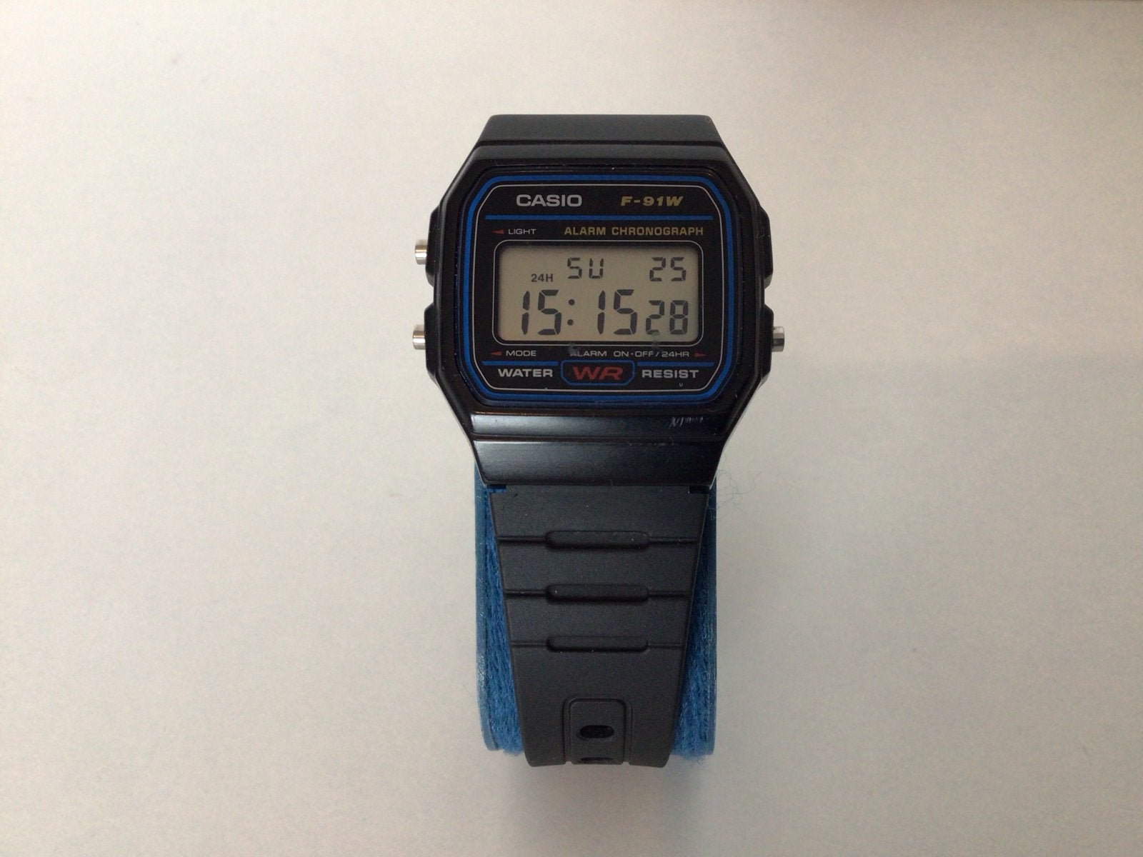 Casio F-91W Digitaal Horloge -, Kunststof, Gebruikt, Polshorloge, Kunststof