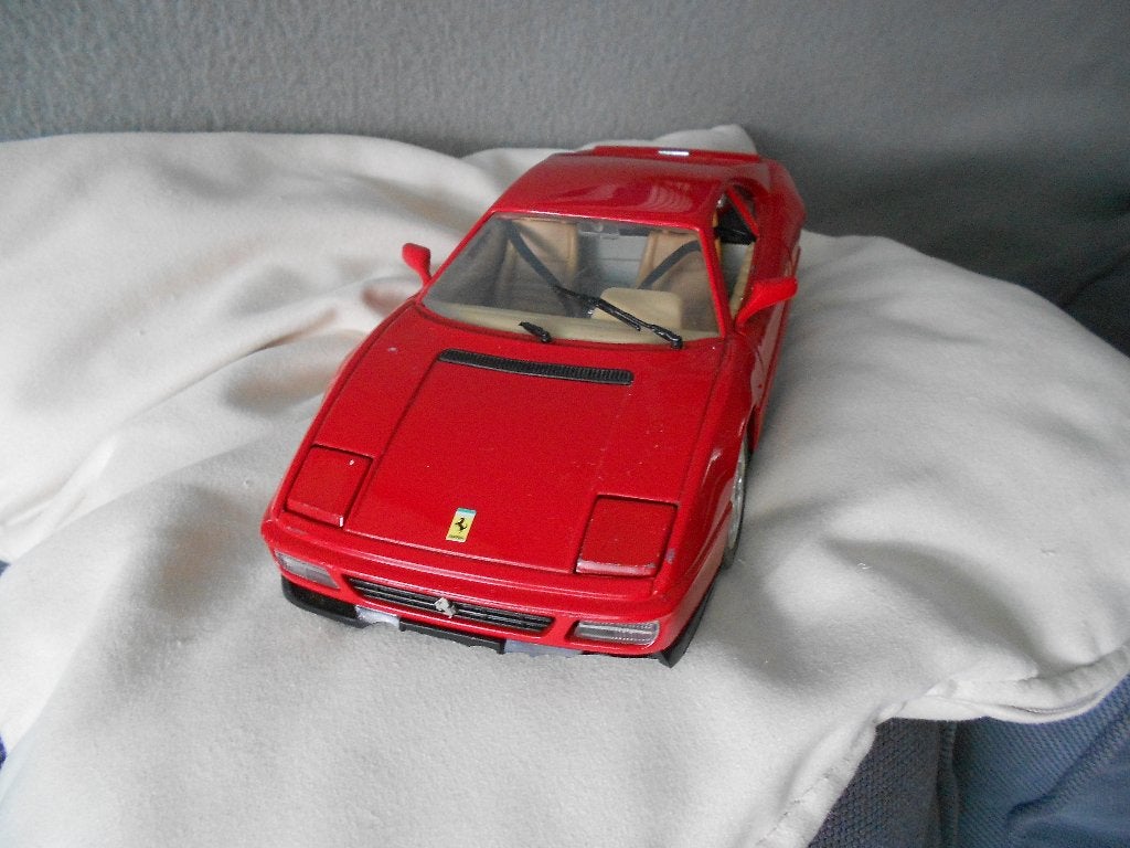 Tonka Polistil rode Ferrari 348 tb 1:18, Hobby en Vrije tijd, Modelauto's | 1:18, Ophalen, Gebruikt, Auto, Overige merken