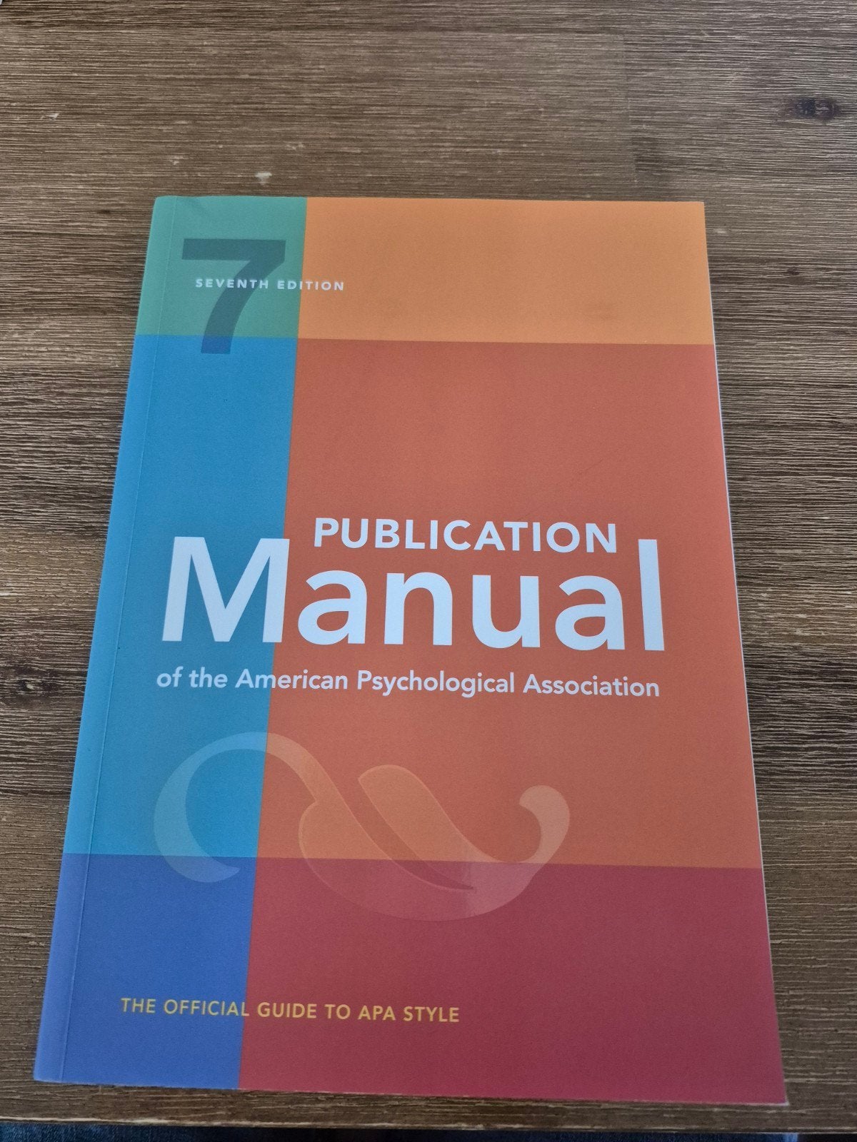 Manuel of the American Psychological Association, Ophalen of Verzenden, Beta, WO