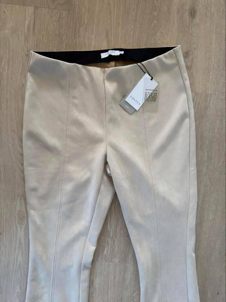 Costes broek beige flare XXL, Beige, Maat 46/48 (XL) of groter, Nieuw, Ophalen of Verzenden