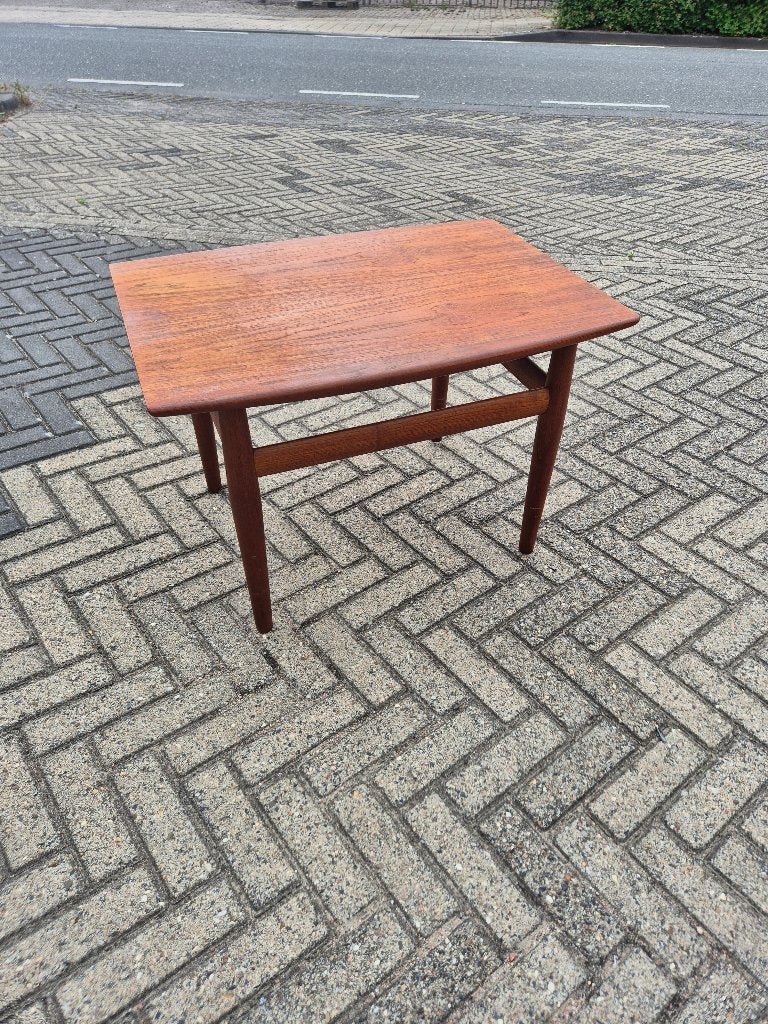Mooie vintage deense salontafel, Ophalen, Minder dan 50 cm, Gebruikt, 50 tot 100 cm