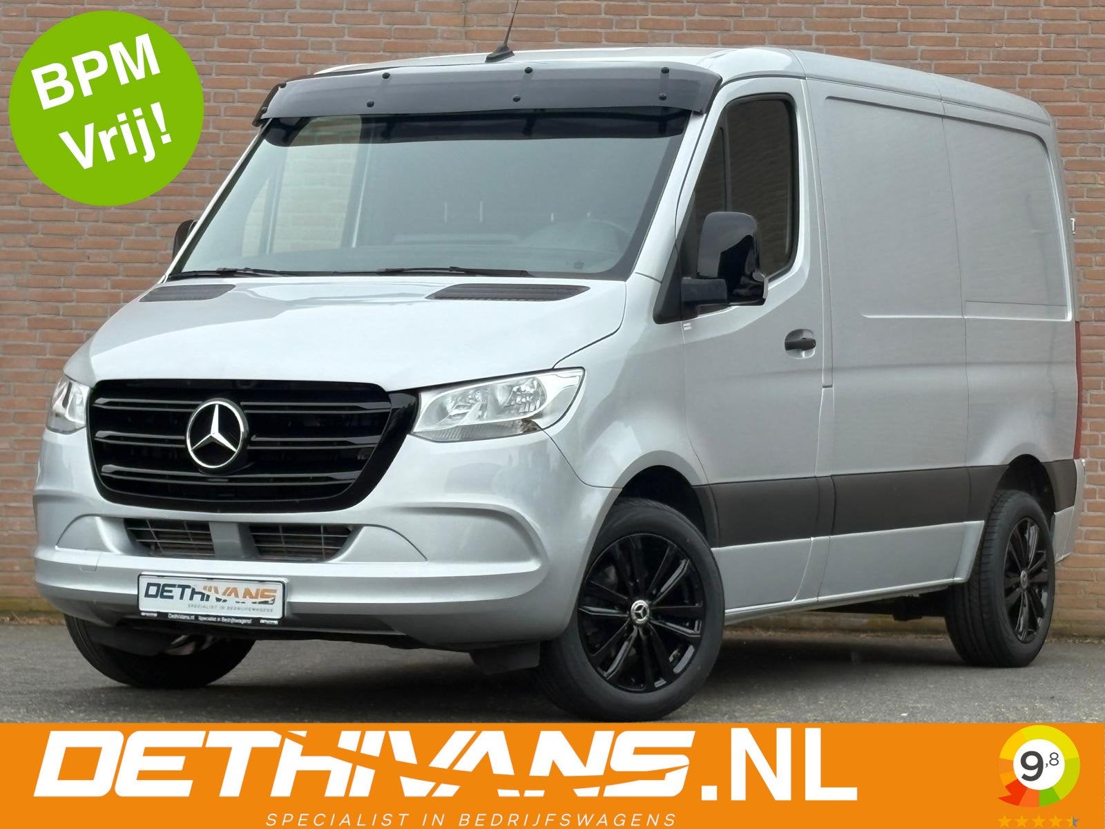 Mercedes-Benz Sprinter 214CDI 143PK L1H1 / M-Bux / Camera /, Auto's, Stof, Gebruikt, 2020 kg, Mercedes-Benz