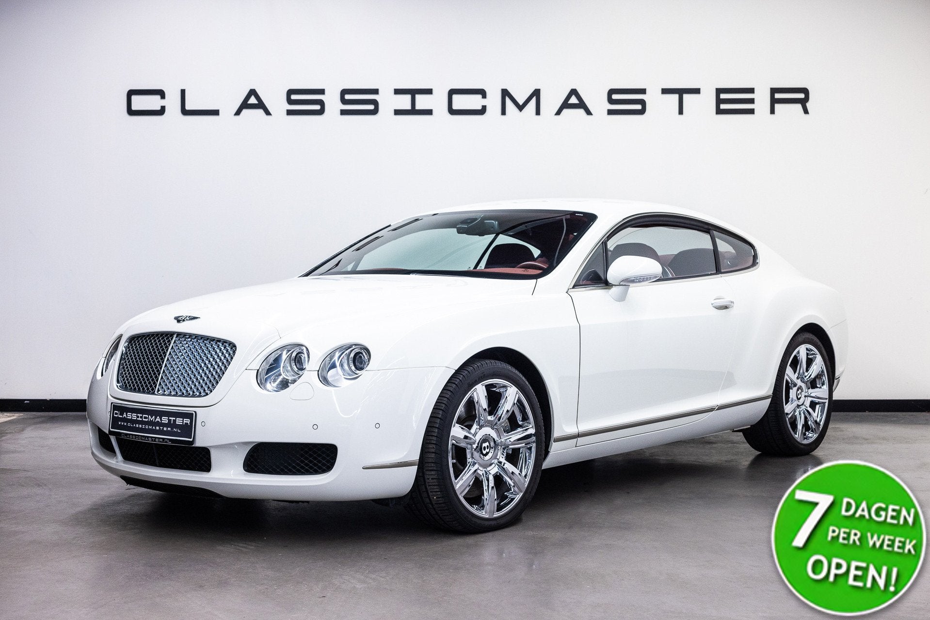 Bentley Continental GT 6.0 W12 Btw auto, Fiscale waarde €, Auto's, Bentley, Automaat, Gebruikt, 12 cilinders, Wit