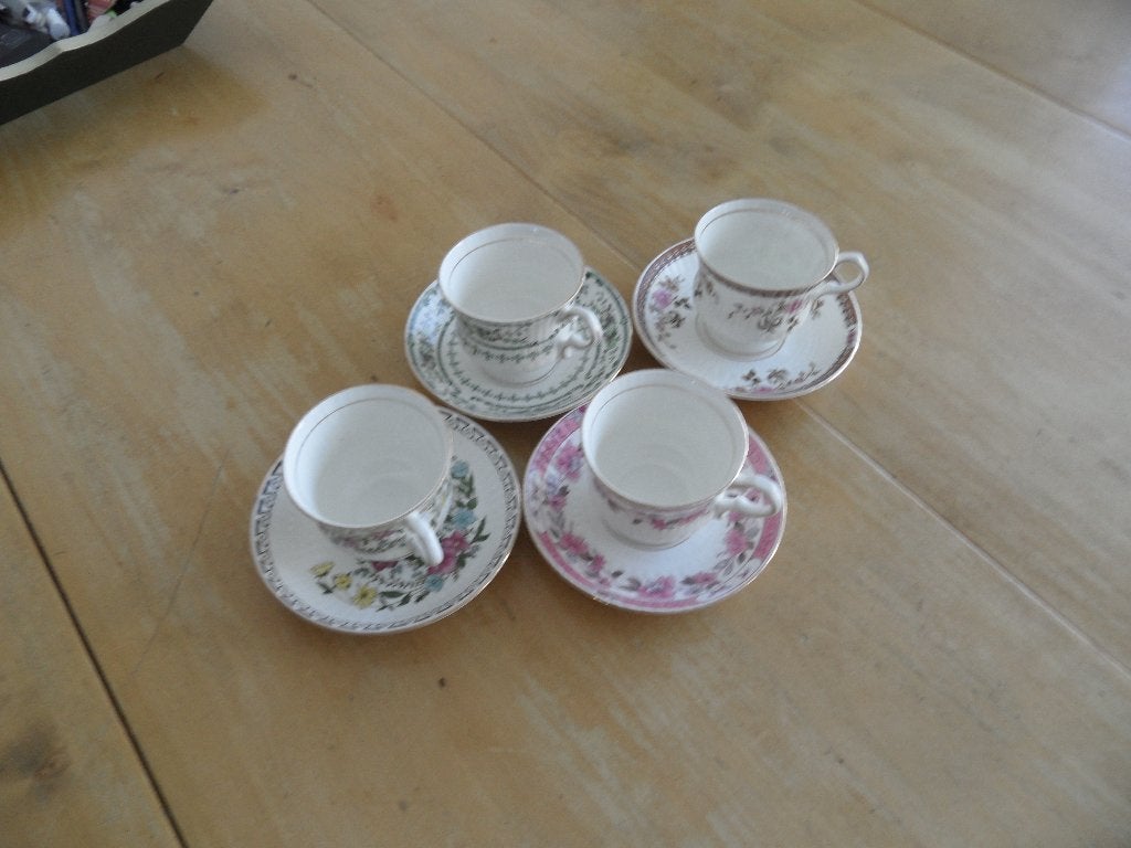 koffie kopjes, Verzamelen, Ophalen, Zo goed als nieuw, Porselein, Kop en/of schotel