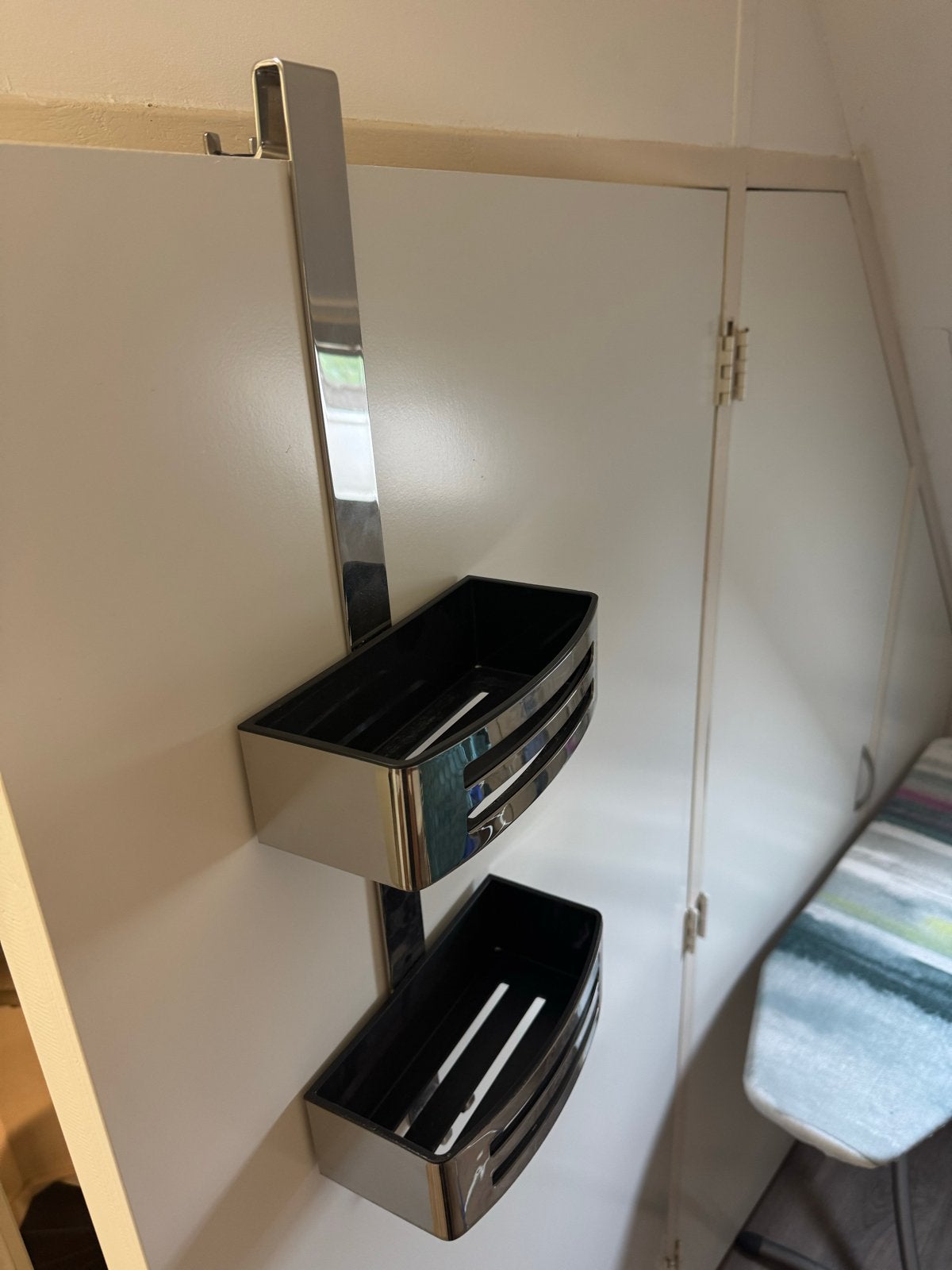 RVS Doucherek Hangend - Praktisch en Stijlvol, Huis en Inrichting, Ophalen, Gebruikt, Zilver, Douche-accessoire
