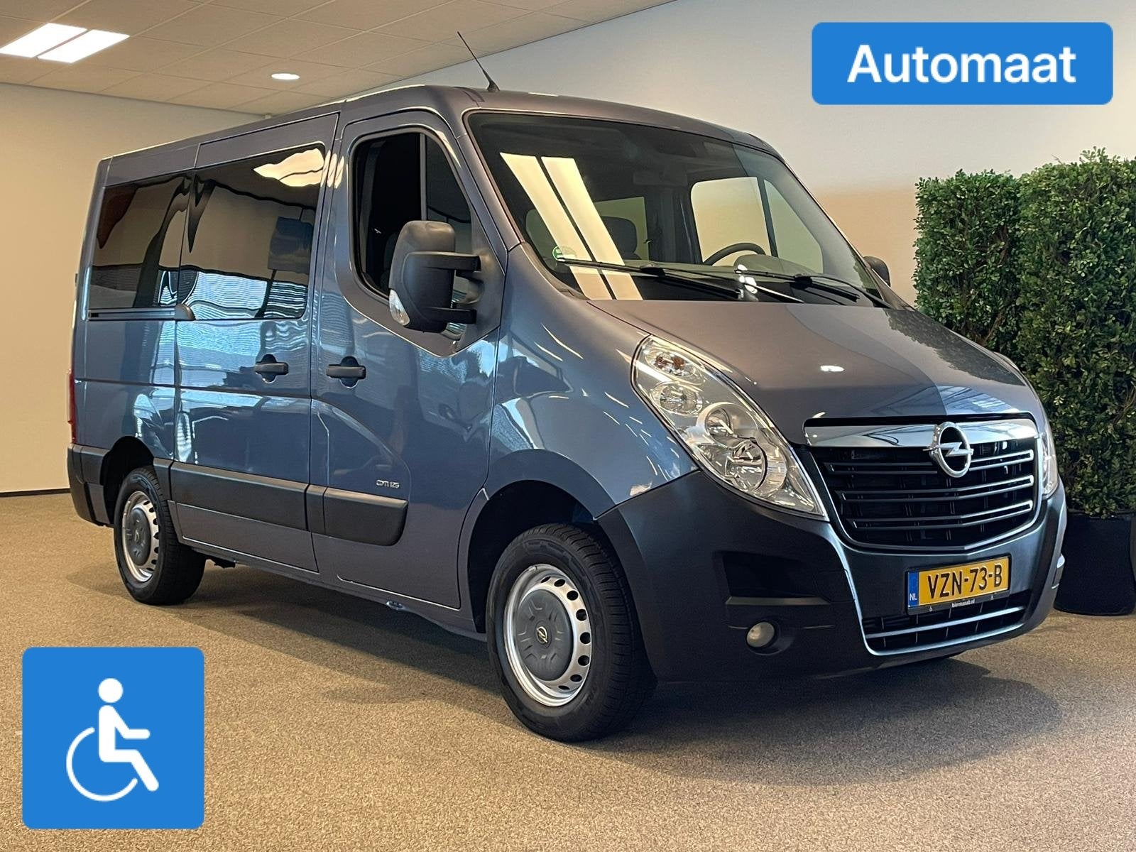 Opel Movano L1H1 Rolstoelbus Automaat, Automaat, Zwart, 4 cilinders, Blauw