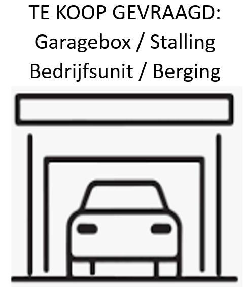 TE KOOP GEVRAAGD: Garagebox / stalling / unit