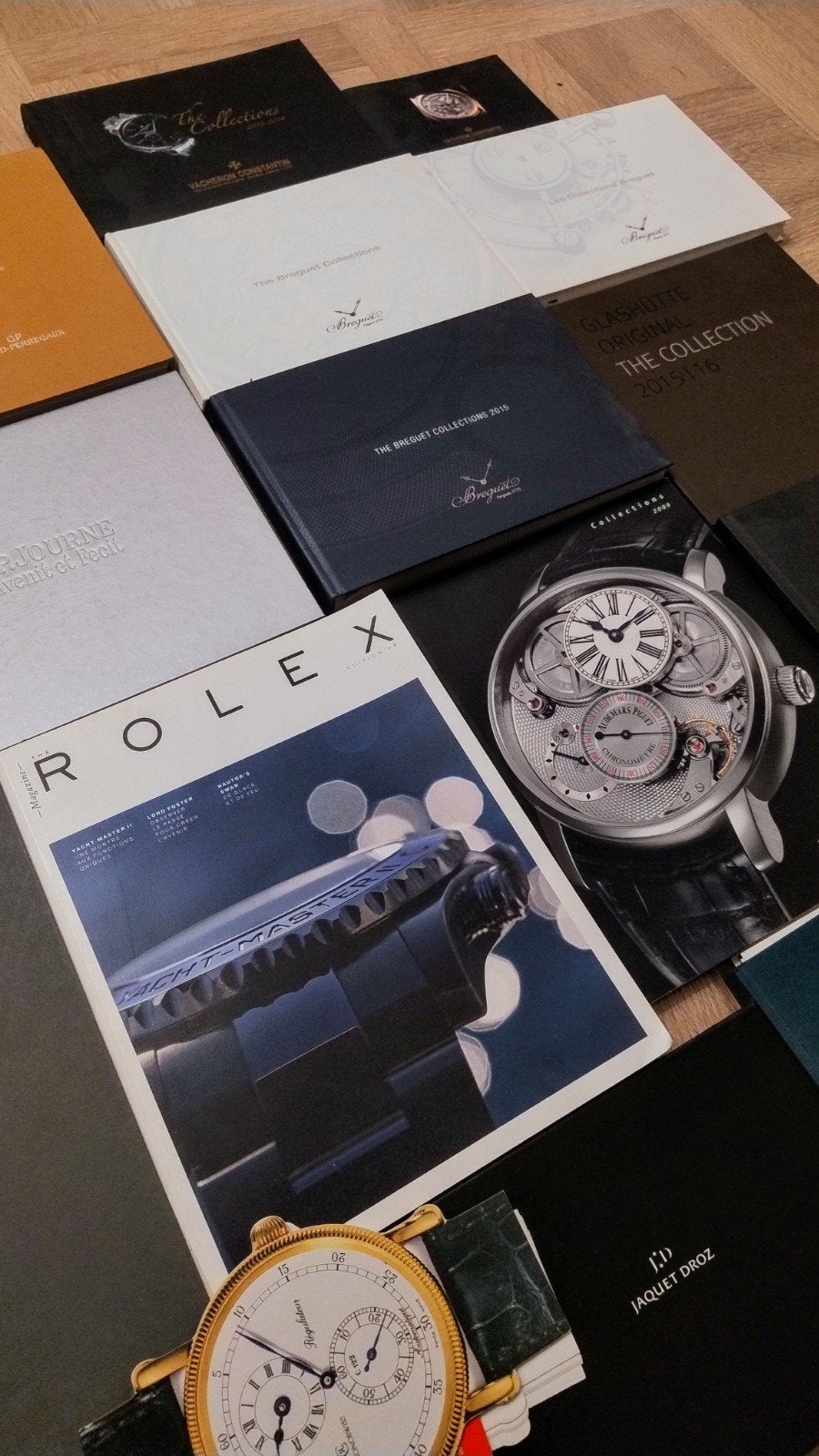 Collectie horlogemagazines en boeken., Ophalen, Staal, Overige merken