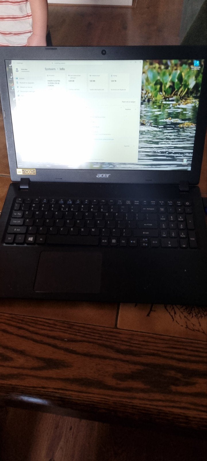 Acer laptop - 1TB opslag, werkt goed (accu defect), Gebruikt, 2 tot 3 Ghz, Ophalen of Verzenden, 1 TB