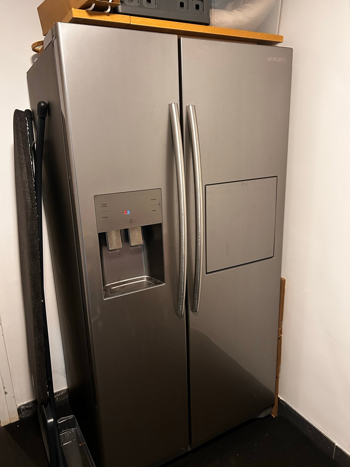 Samsung Amerikaanse Koelkast - Side-by-Side met Water/IJs Di, Ophalen, Gebruikt, 200 liter of meer, 60 cm of meer