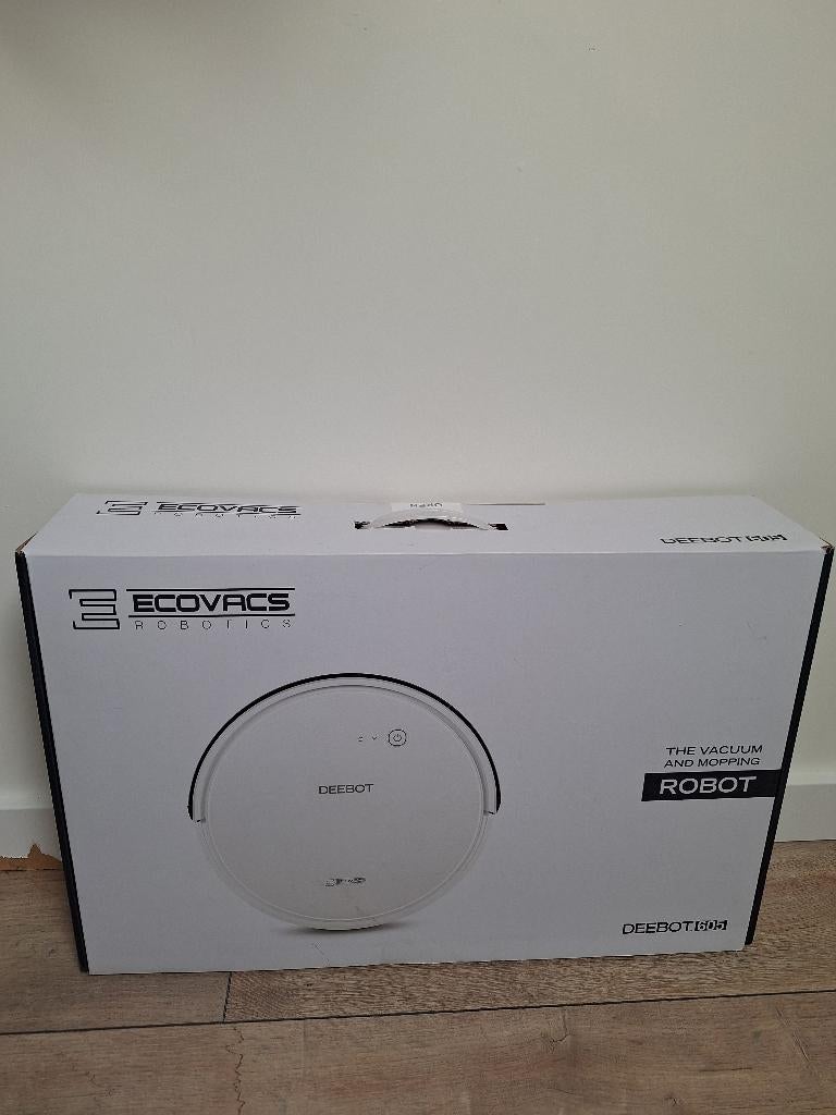 robotstofzuiger Deebot 605, Ophalen, Zo goed als nieuw, Robotstofzuiger