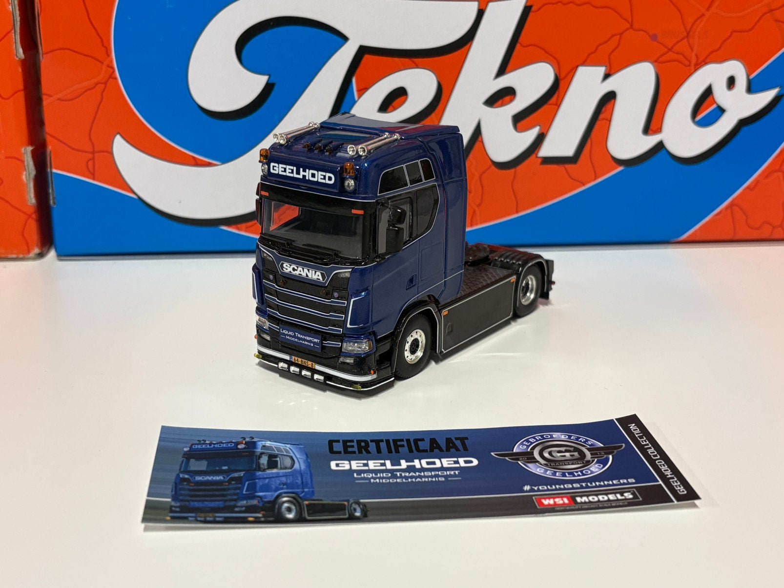 Wsi Geelhoed, Hobby en Vrije tijd, Modelauto's | 1:50, Ophalen of Verzenden, Zo goed als nieuw, Bus of Vrachtwagen, Wsi