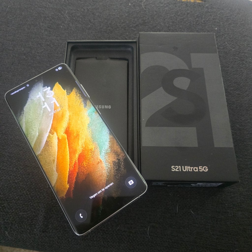Samsung Galaxy S21 Ultra 5G – 256GB – zwart, Ophalen, Zwart, Zo goed als nieuw, Galaxy S21