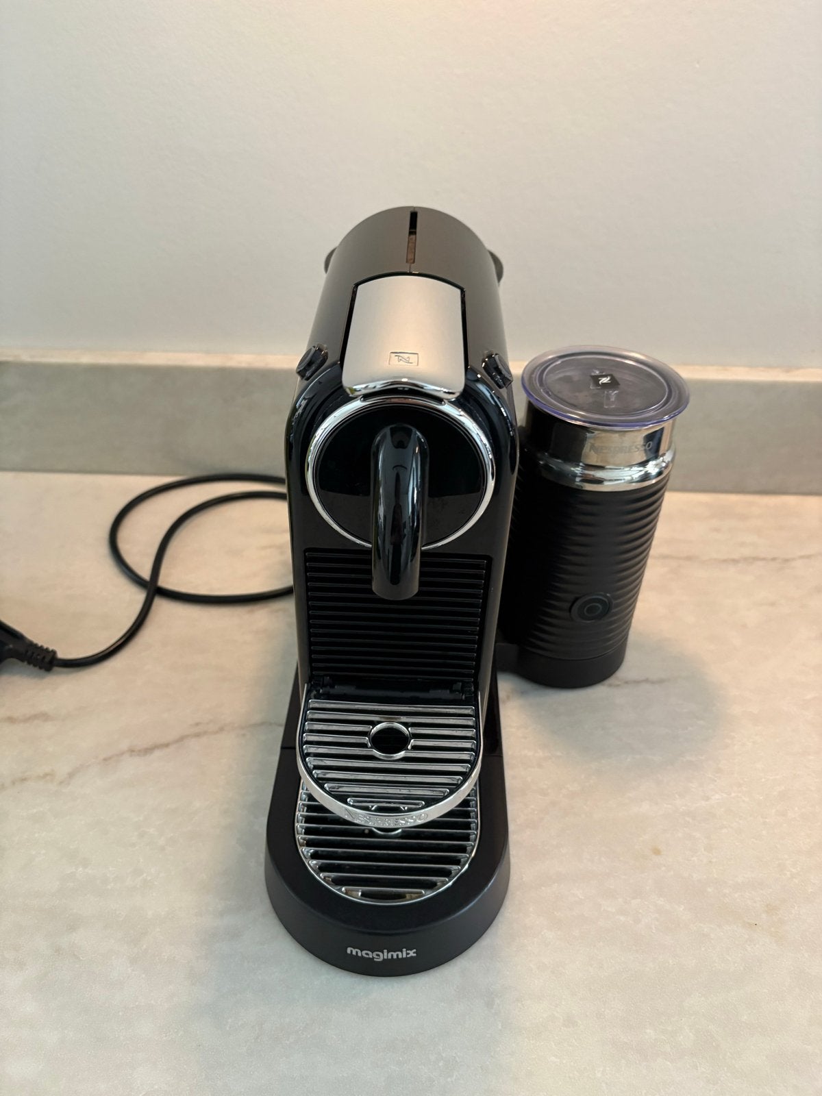 Nespresso Magimix CitiZ & Milk met melkopschuimer, Ophalen, Gebruikt, Espresso apparaat, 1 kopje