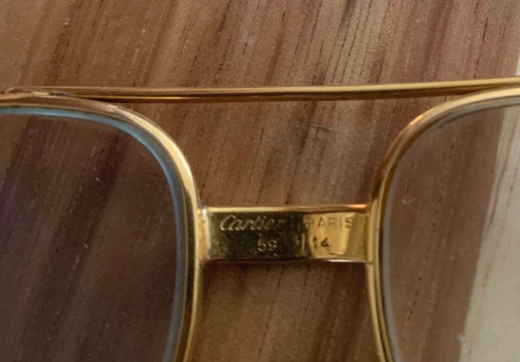 Cartier bril “vendome” bordeaulak verguld, Ophalen of Verzenden, Overige kleuren, Bril, Overige merken