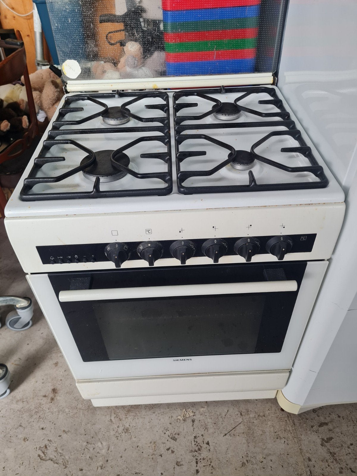 Siemens Vrijstaand Gasfornuis met Oven - Gebruikt, Ophalen, Gebruikt, 60 cm of meer, Contact.nl@siemens.com