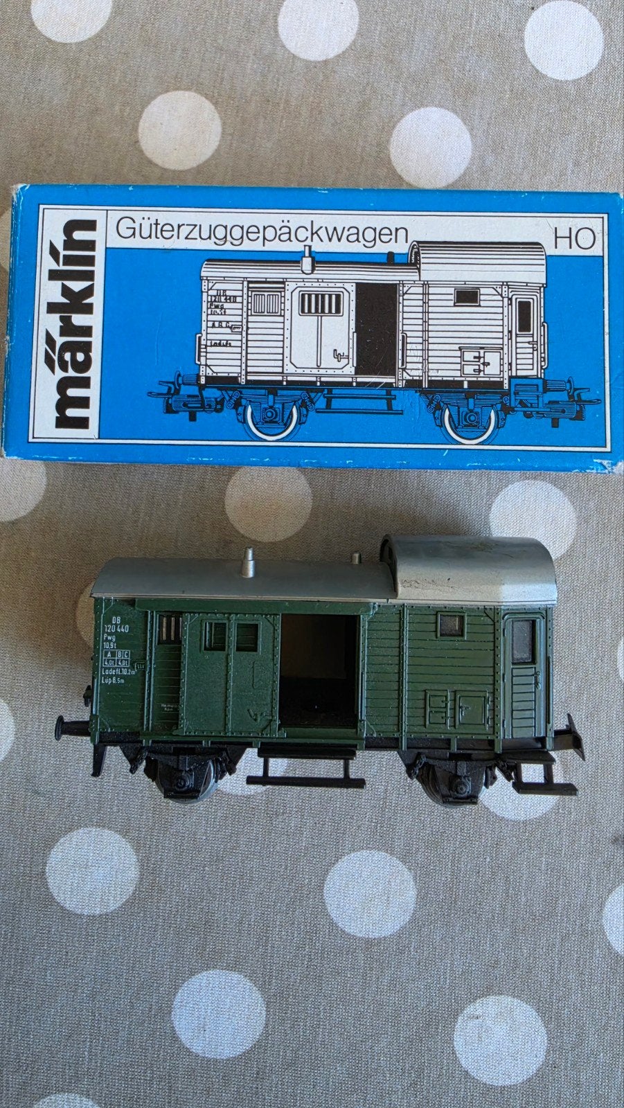 Märklin H0 Güterzuggepäckwagen - Groene Wagon, Ophalen of Verzenden