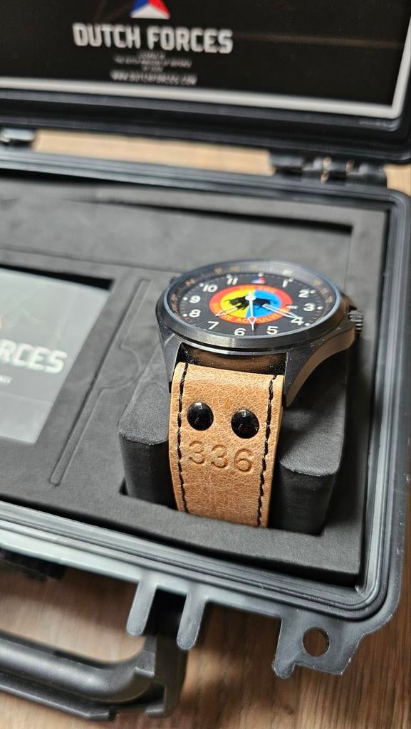 336 Squadron horloge - Dutch Forces, Ophalen of Verzenden, Nieuw, Overige typen
