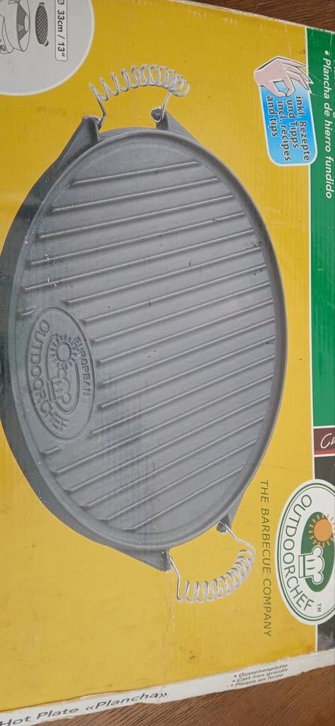 Grill plaat outdoor chef, Ophalen