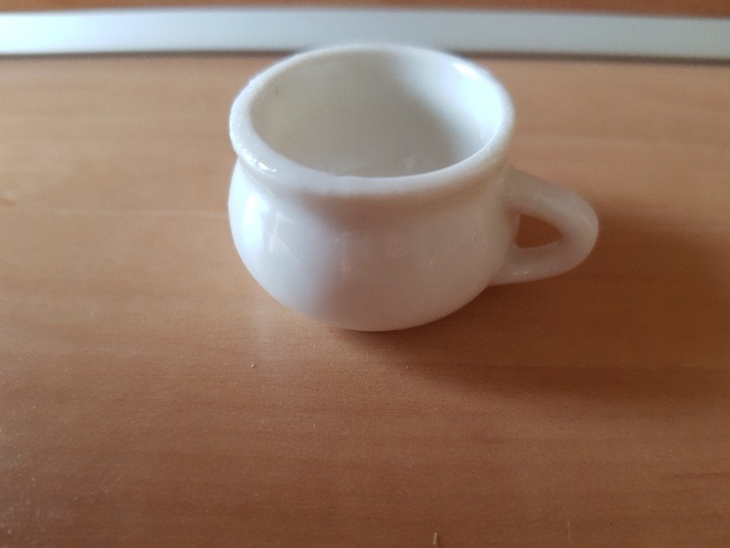 wit potje voor in letterbak, Verzenden, Gebruikt, Overige typen