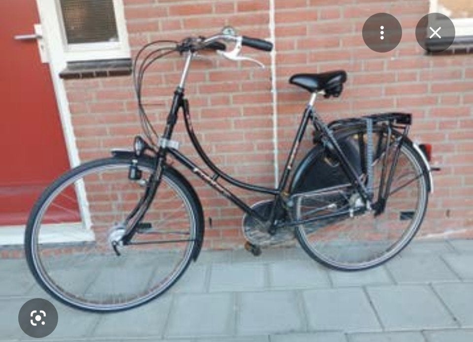 GEZOCHT: omafiets voorvork (28 x 1 1/2) met trommelremnok, Ophalen, Stuur, Staal, Stadsfiets