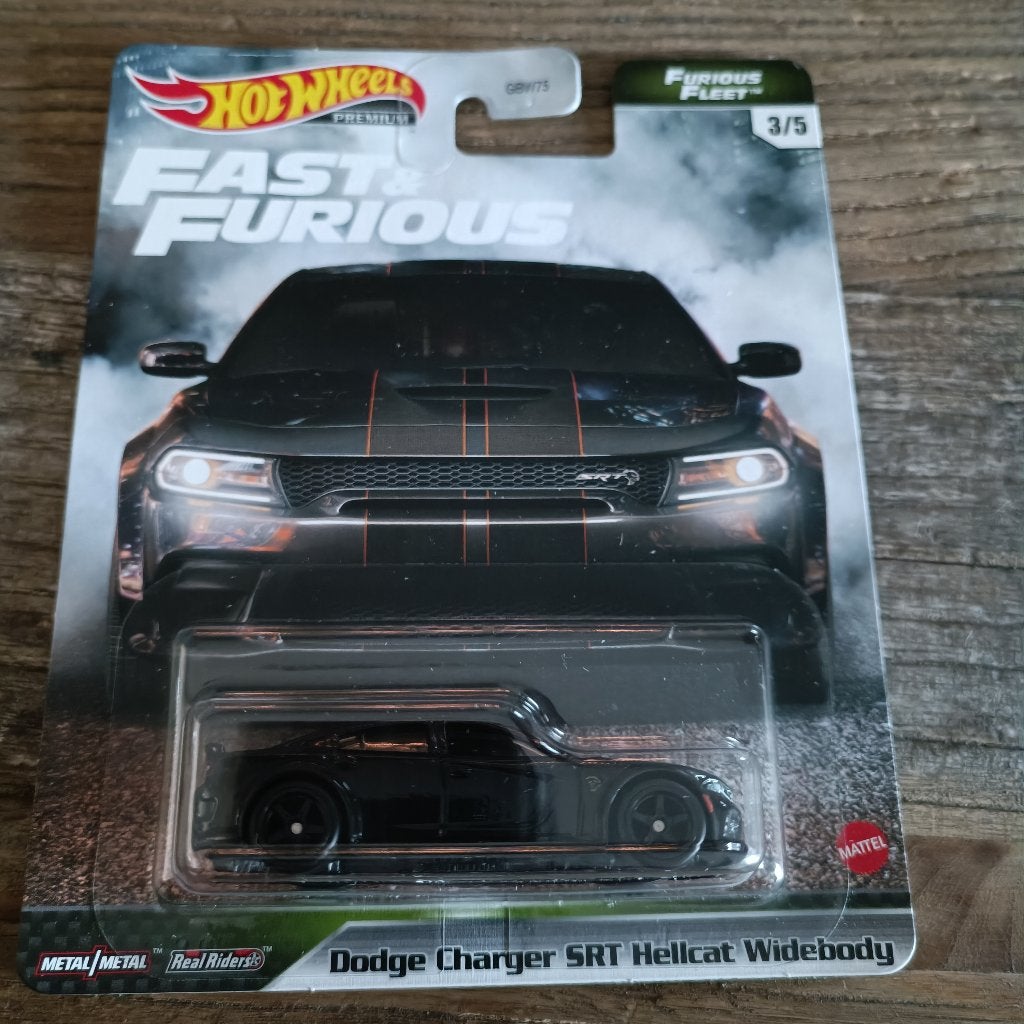 Hot Wheels Dodge Charger SRT Hellcat Widebody FURIOUS FLEET, Ophalen of Verzenden, Nieuw, Auto