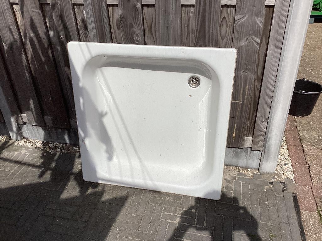 stalen douchebak  90x90 cm, Doe-het-zelf en Verbouw, Sanitair, Ophalen, Douche