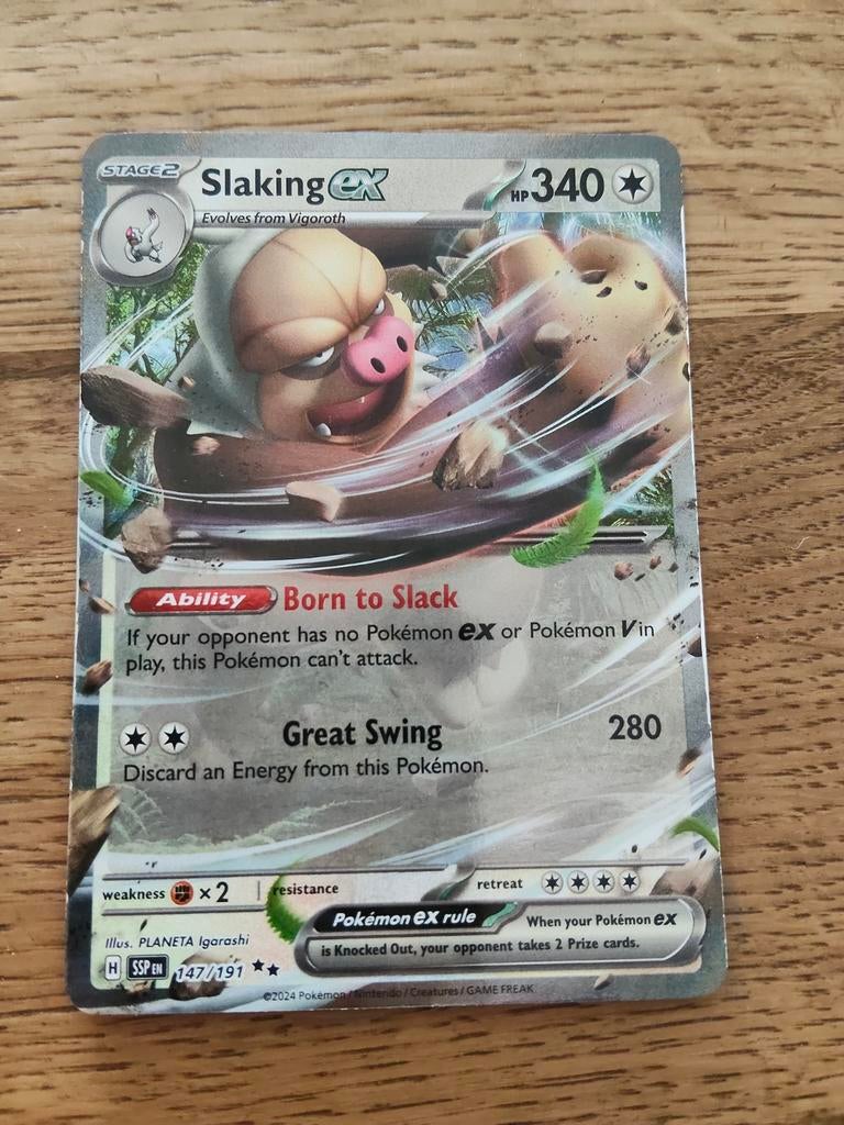 Slaking ex surging sparks, Ophalen of Verzenden, Zo goed als nieuw, Losse kaart