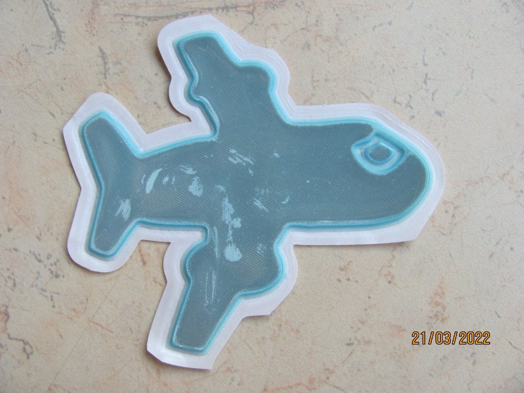 NIEUW blauwe REFLECTOR sticker VLIEGTUIG Ikea PATRULL kind, Ophalen of Verzenden, Nieuw, Overige typen