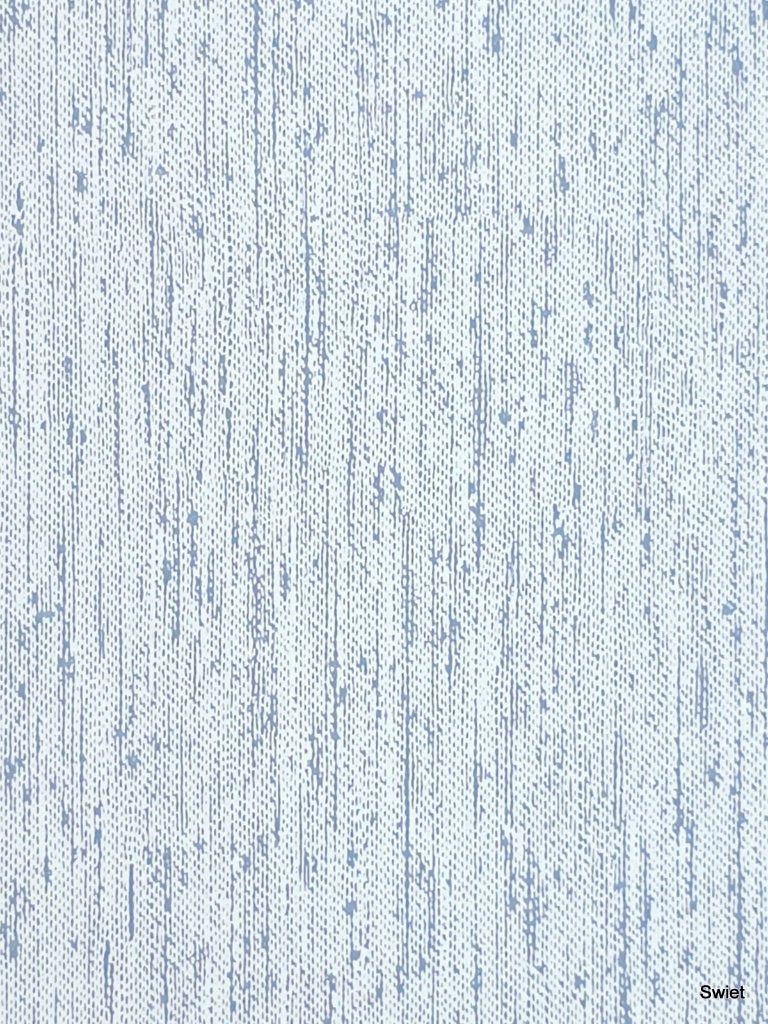 4695 60s textiellook jutelook burlap wallpaper behang swiet, Huis en Inrichting, Ophalen of Verzenden, Blauw