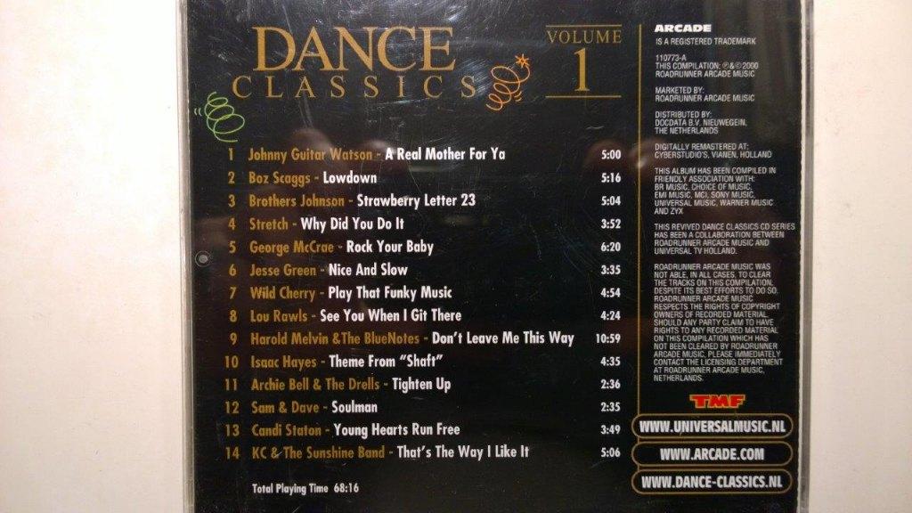 Dance Classics Volume 1, Ophalen of Verzenden, Zo goed als nieuw