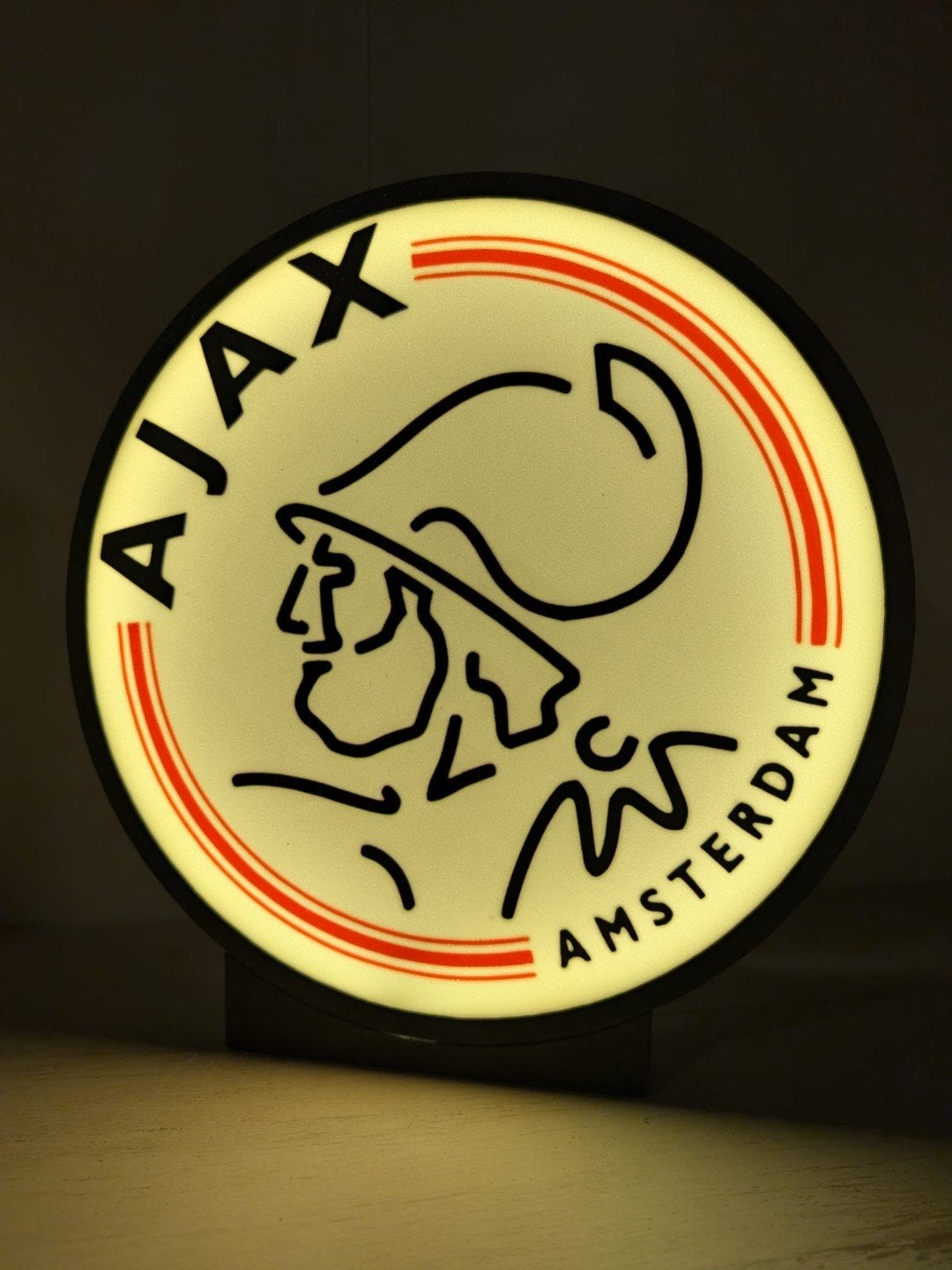 Ajax LED lamp - Sfeervolle verlichting voor de fan, Meerkleurig, Nieuw, Kunststof, Ophalen of Verzenden