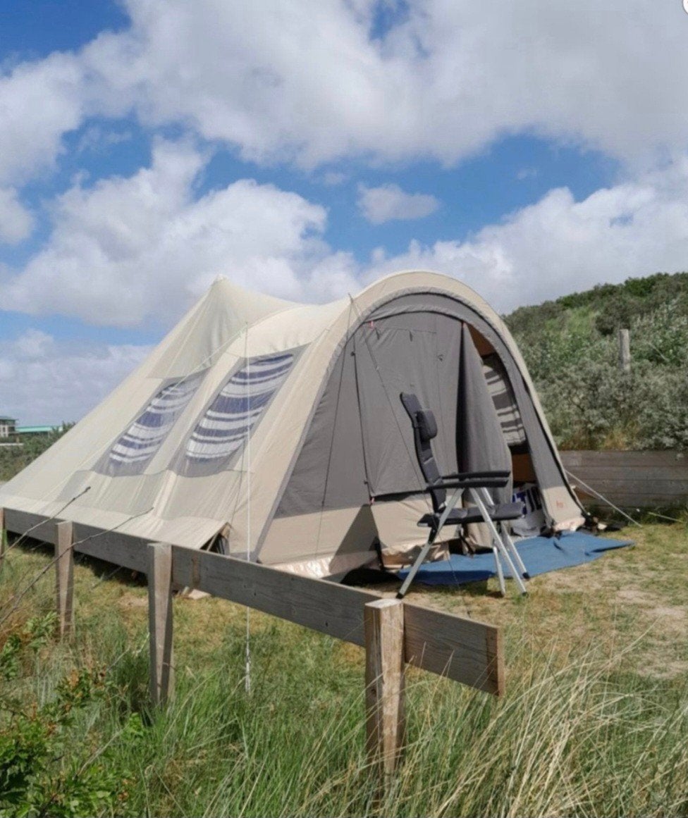 Een nog super mooie Redwood maclura 390 stormtent, Caravans en Kamperen, Ophalen, Gebruikt