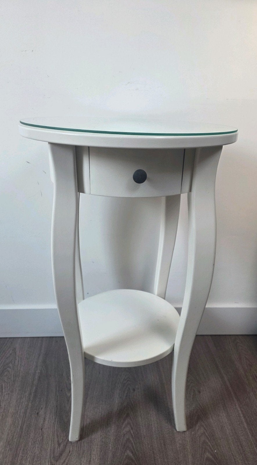 Ikea Hemnes bijzettafel, Ophalen, Gebruikt, 50 tot 100 cm, Rond