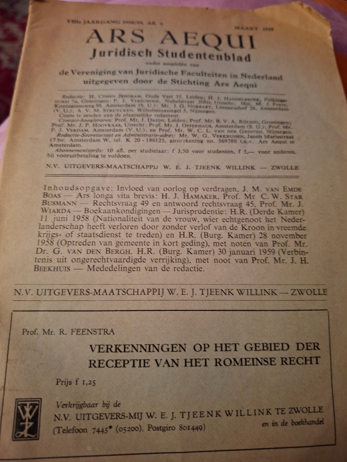 Handboek van het Ned. Staatsreht - Prof. Mr. C.W. van der Po, WO, Gamma, Prof. Mr. C.W. van der Pot, Ophalen