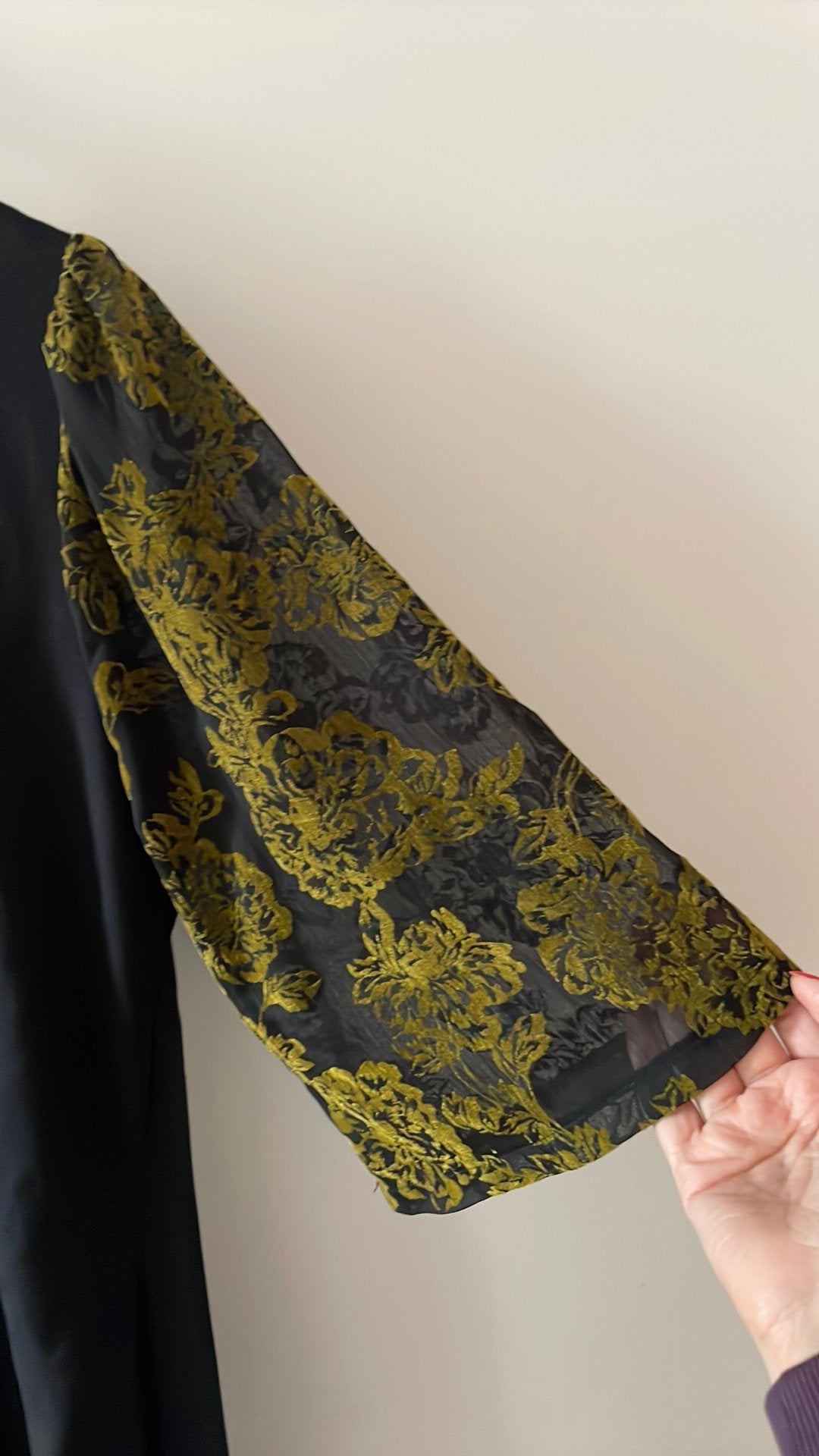 Zgan zwarte jurk van the Luxury Selection by Ulla Popken, Zwart, Maat 42/44 (L), Ophalen of Verzenden, Zo goed als nieuw