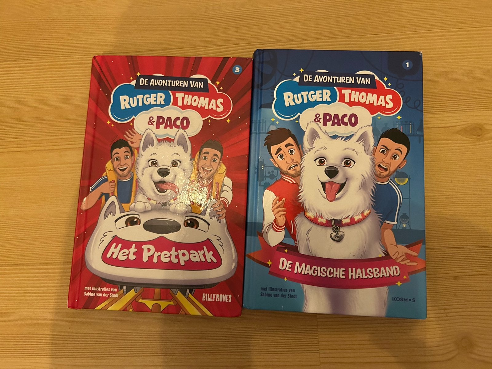 De Avonturen van Rutger, Thomas & Paco - 2 Boeken, Ophalen of Verzenden, Zo goed als nieuw, Fictie algemeen
