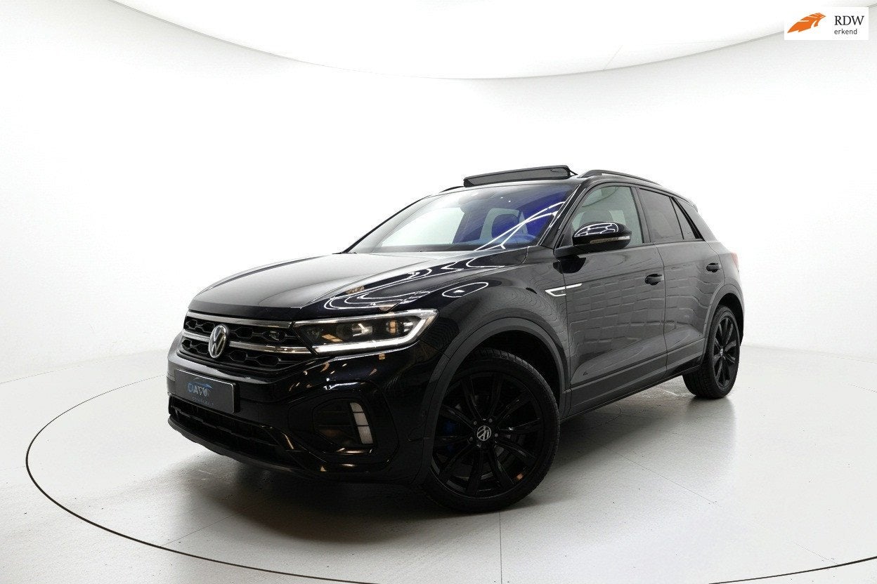 Volkswagen T-Roc 1.5 TSI 2x R LINE PANO VIRTUAL CAM ACC IQ, Dealer onderhouden, 1258 kg, 4 cilinders, 150 pk
