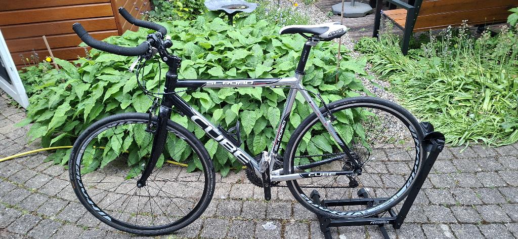 Cube SL Road Comp racefiets of gravelbike, 28 inch, Gebruikt, Velgrem, Meer dan 20 versnellingen