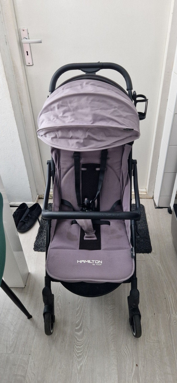 Hamilton Buggy One Prime X1 Magic Fold Grijs, Kinderen en Baby's, Ophalen, Gebruikt, Overige merken, Zonnekap