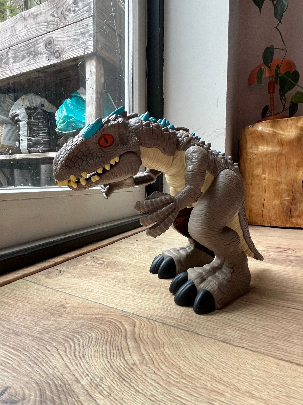 Jurassic World Indominus Rex speelfiguur, Kinderen en Baby's, Ophalen of Verzenden, Zo goed als nieuw