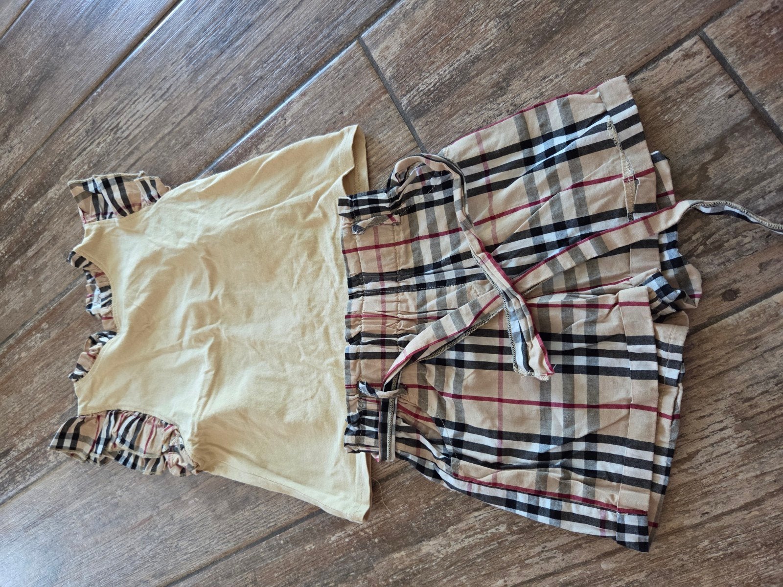 Burberry setje maat 98, Ophalen, Gebruikt, Meisje, Setje