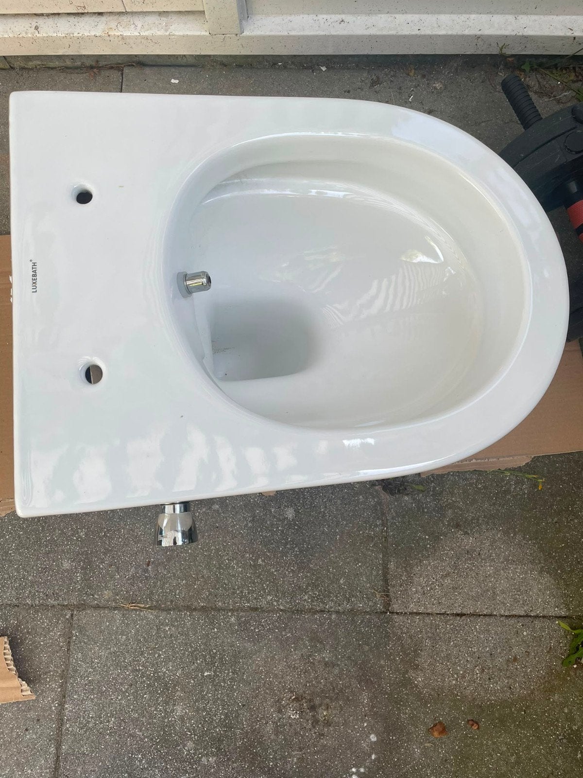 LuxeBath Keramisch Wandcloset met Bidet & Soft-Close, 49cm, Ophalen